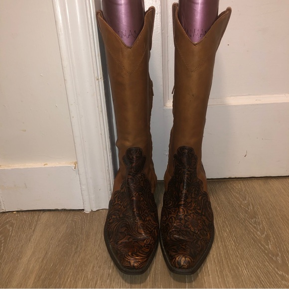 Coldwater creek ladies cowgirl western rodeo boots size 10 - Picture 3 of 8